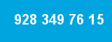 928 349 76 15 928 349 76 15
